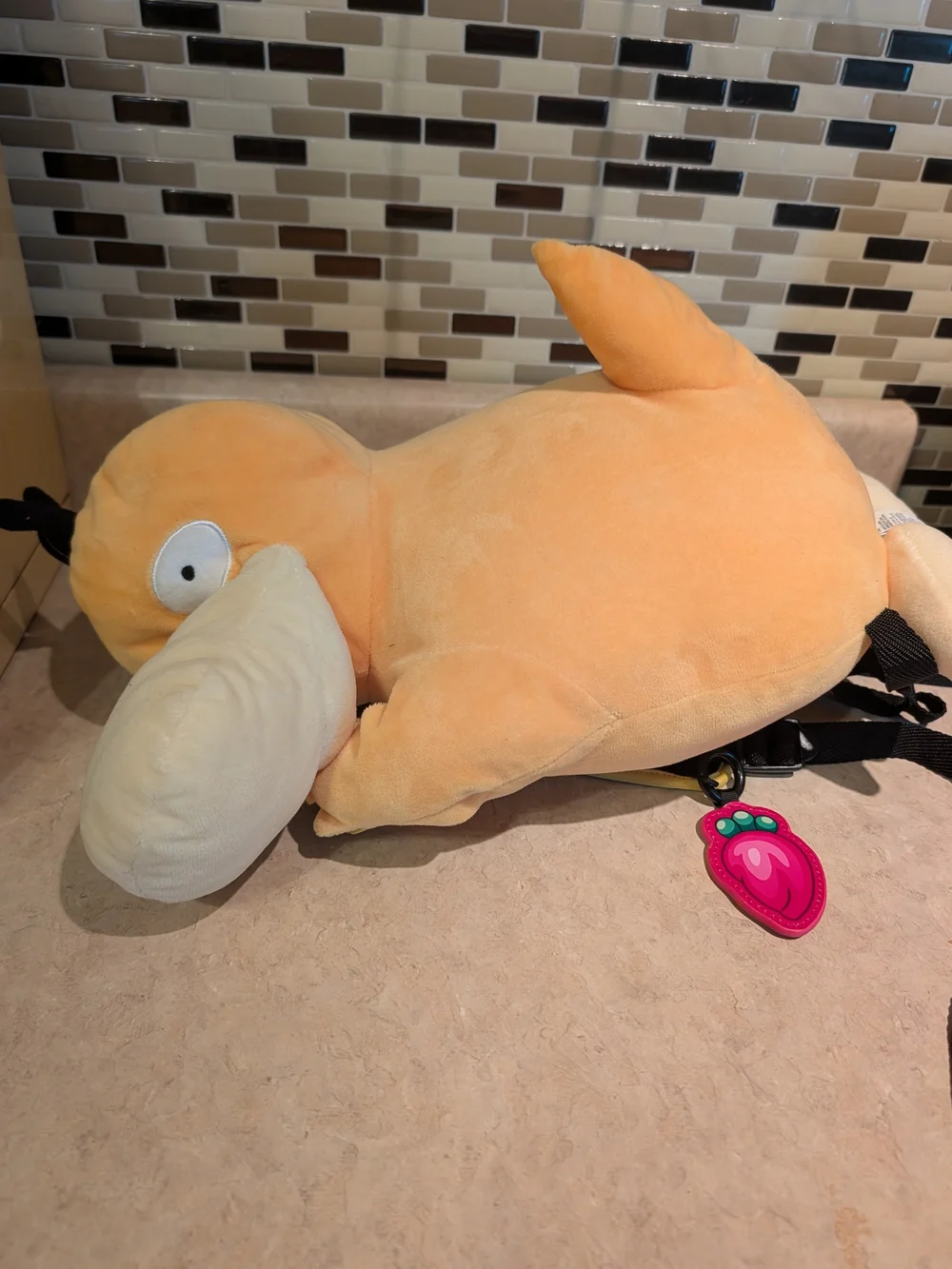 Plush Psyduck Backpack - Pokecenter
